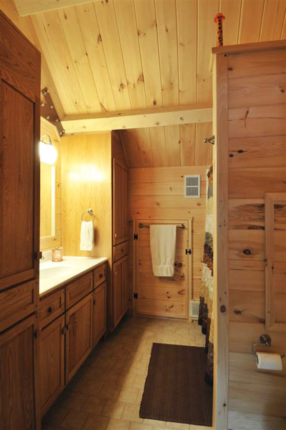 Hand Crafted Solid Oak Bathroom Vanities and Cabinets: Grove