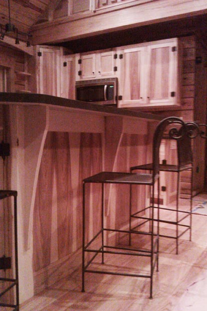 Hand Crafted Soild Hickory Kitchen Cabinets: Hirschboeck