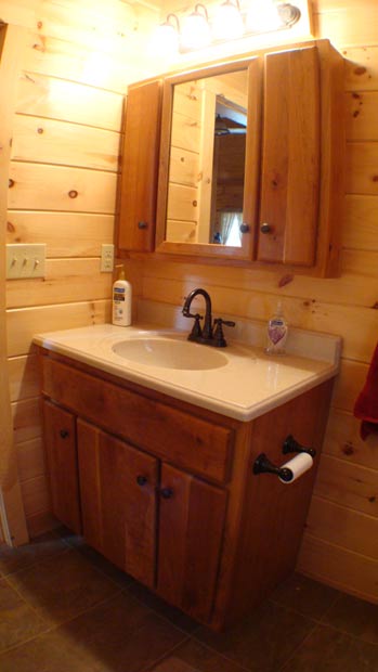 Hand Crafted Solid Cherry Bathroom Vanity Cabinets: Loser