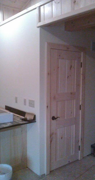 Hand Crafted Solid Poplar Interior Door: Clement