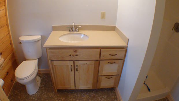 Hand Crafted Solid Poplar Bathroom Vanity Cabinets: Clement