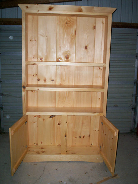 Hand Crafted Solid Pine Hutch: Volk 