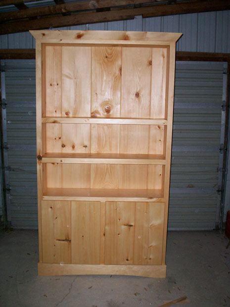 Hand Crafted Solid Pine Hutch: Volk 